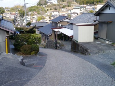 旧東海道石畳（金谷坂）の写真2