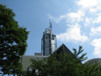 富山市役所の展望台